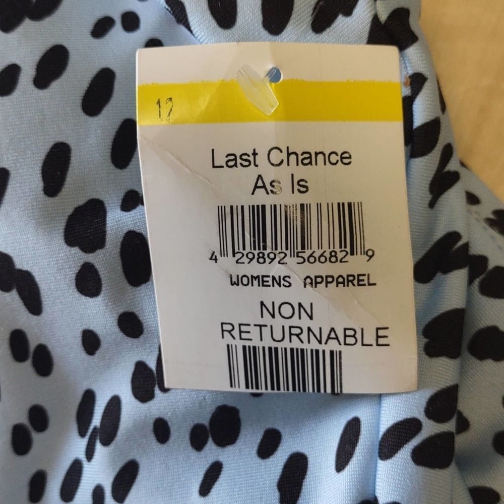 NEXT Blue Dalmatian Print Tankini Swim Bikini Top 32 B/C - Picture 3 of 10